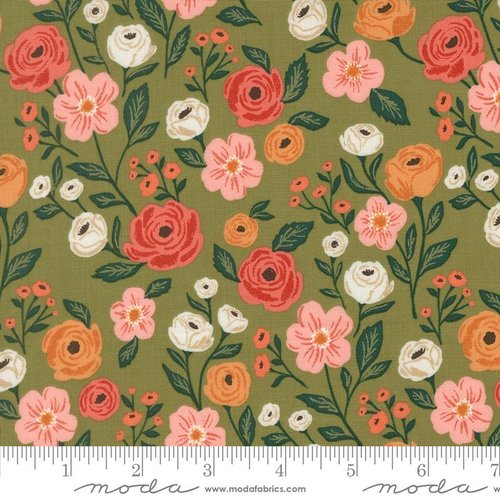 Garden Glam Flower Grass - Quilt Fabric