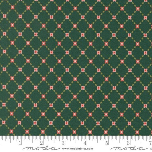 Garden Glam Trellis Teal - Quilt Fabric