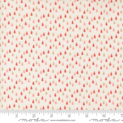 Garden Glam Raindrops Cream - Quilt Fabric
