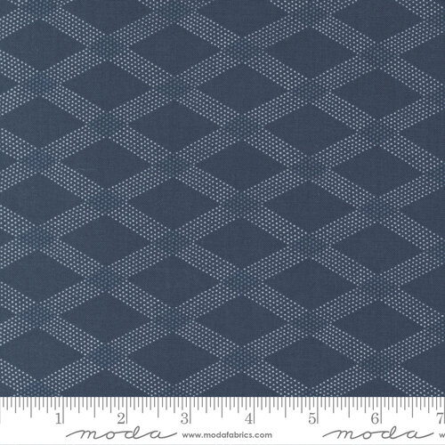 Sunnyside Story Navy - Quilt Fabric