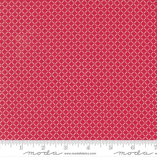 Lighthearted Summer Red - Checks and Plaids - Quilt Fabric