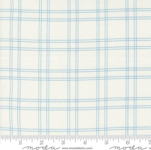 Shoreline Cream Light Blue - Quilt Fabric