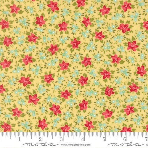 Bloomsberry Floral Buttermilk - Quilt Fabric