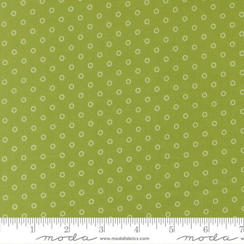 Bloomsberry Dots Leaf - Quilt Fabric