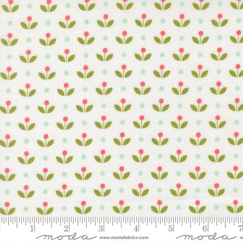 Bloomsberry Bloom White - Quilt Fabric