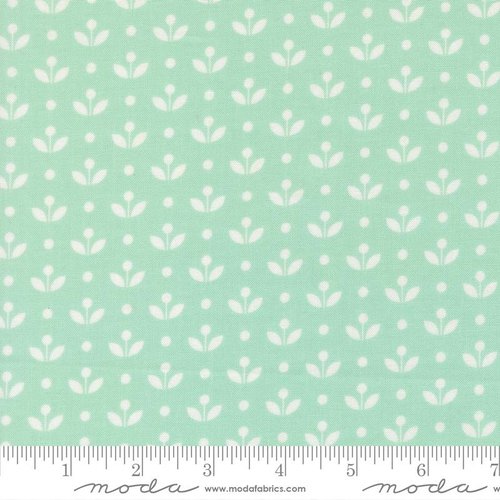 Bloomsberry Bloom Aqua - Quilt Fabric