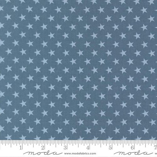 Stars And Stripes Stars Blue - Quilt Fabric