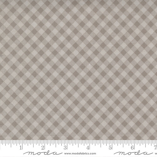 Late October Concrete - Gingham - Quilt Fabric
