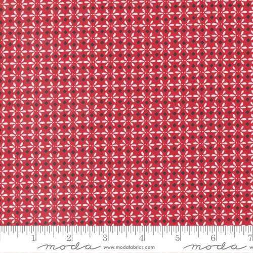 Blizzard Red - Snow Angels Blenders - Quilt Fabric