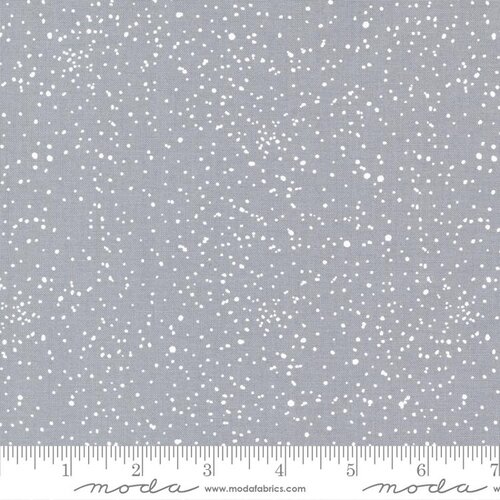 Blizzard Fog - Flurries Dots Snow - Quilt Fabric