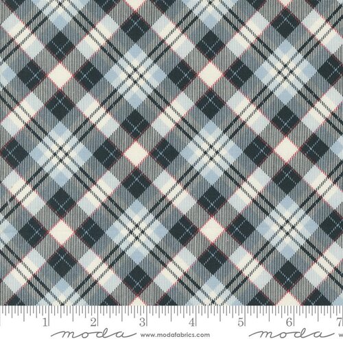 On Dasher Plaid Frost - Quilt Fabric