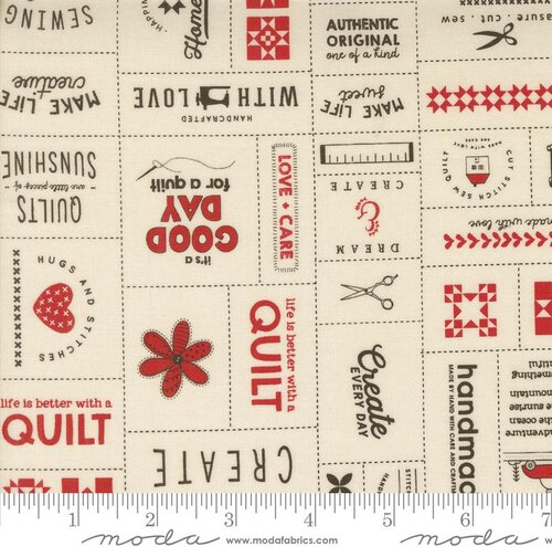 Threads Patchwork - Porcelain Multi - Quilt Fabric