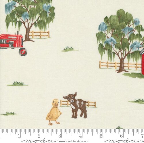 Willows Farm Landscape - Cloud - Quilt Fabric