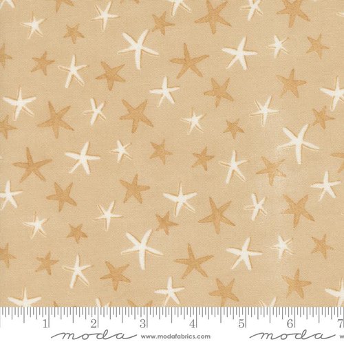 Seaside Stars Sand - Quilt Fabric
