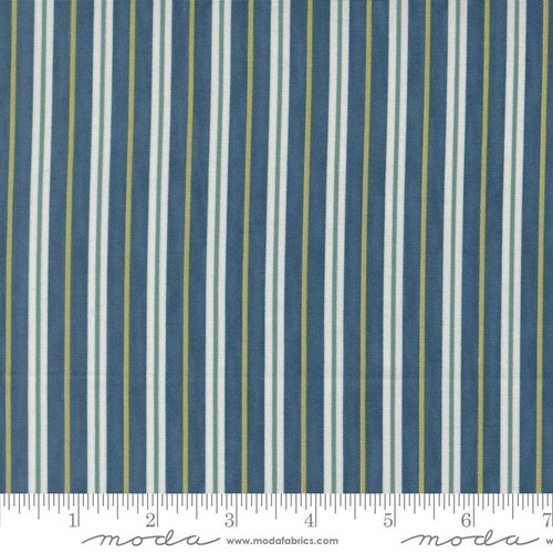 Seaside Stripes Ocean Blue - Quilt Fabric