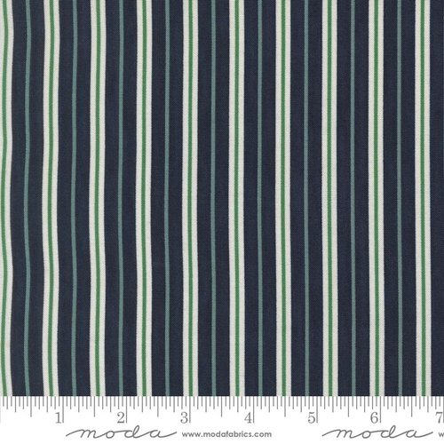 Seaside Stripes Deep Sea - Quilt Fabric