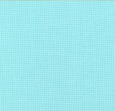 32 Count Aqua Linen 27x36