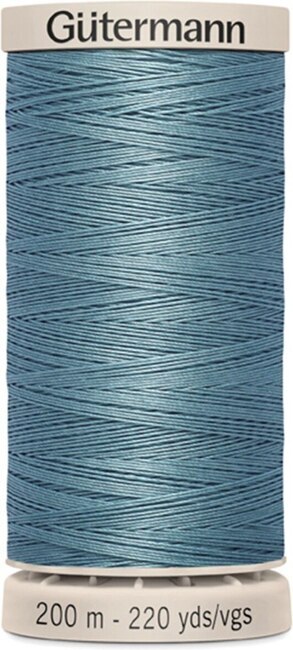 Craft Thread Black Gutermann Hand Quilting Waxed Thread - 200m Black Cotton Sewing Thread Black Thread