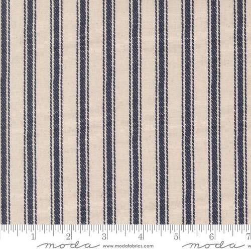 Farm And Garden Canvas Indigo - Quilt Fabric