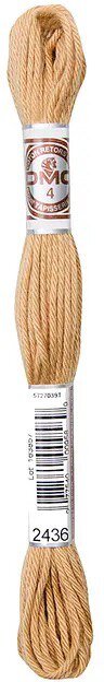 DMC Soft Matte Cotton Thread - 2436 Tan