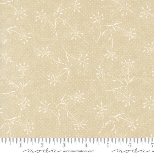 Blackbirds Nest Dandelions - Tan Tonal - Quilt Fabric