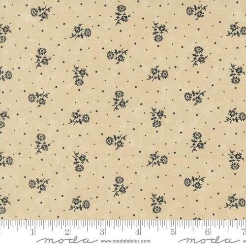 Blackbirds Nest Thistle - Tan - Quilt Fabric
