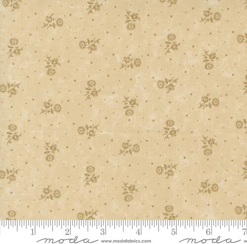 Blackbirds Nest Thistle - Tan Tonal - Quilt Fabric