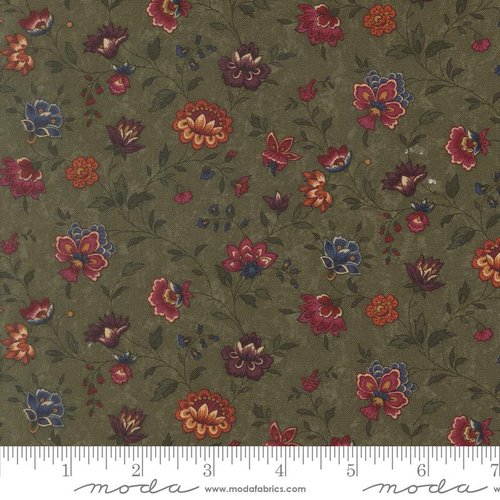 Honeysuckle Farm Flower Leaf - Quilt Fabric