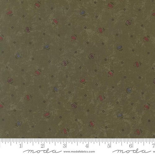 Honeysuckle Farm Buds Leaf - Quilt Fabric
