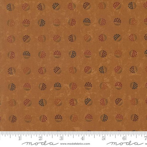 Honeysuckle Farm Dots Goldenrod - Quilt Fabric