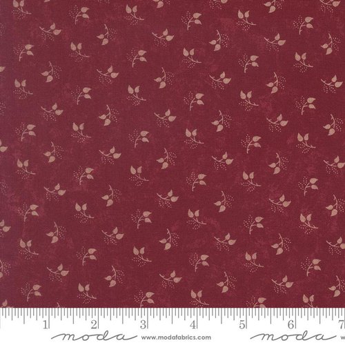 Honeysuckle Farm Leaf Rose - Quilt Fabric