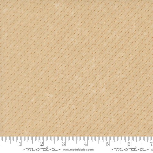 Honeysuckle Farm Striped Dandelion Tan - Quilt Fabric