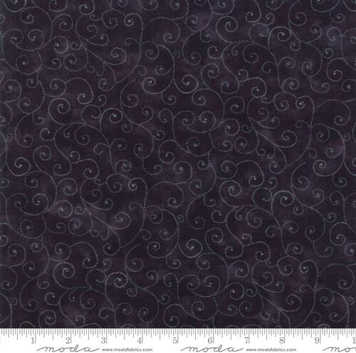 Marble Swirls Jet - Quilt Fabric