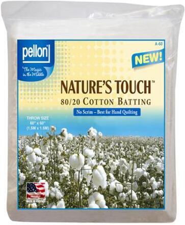 80/20 Blend Quilt Batting - Throw Size