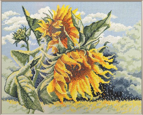 Sunflowers in the Wind - Cross Stitch Kit