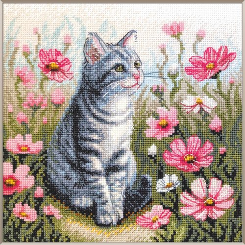 Garden Whiskers - Cross Stitch Kit