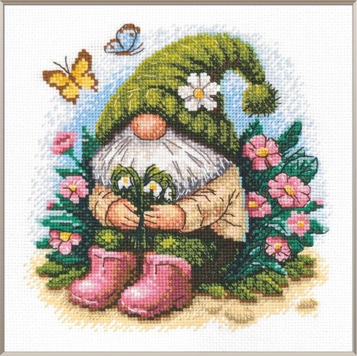 Blossom Gnome - Cross Stitch Kit