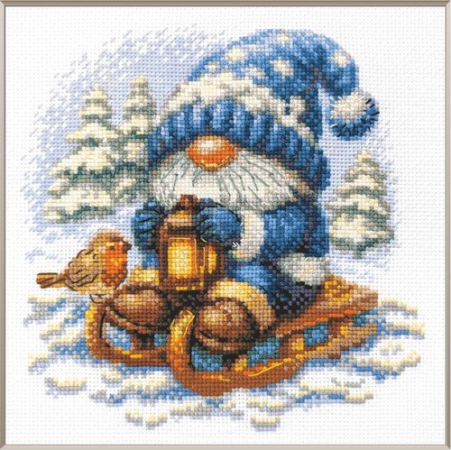 Snowy Gnome - Cross Stitch Kit