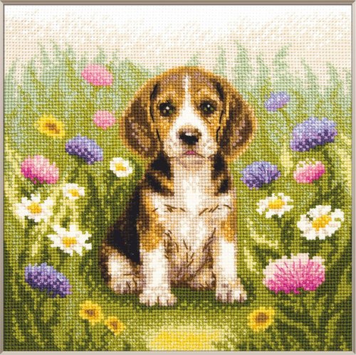 Meadow Pup - Cross Stitch Kit