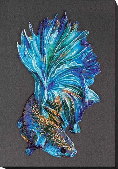 Blue Gold - Bead Embroidery Kit