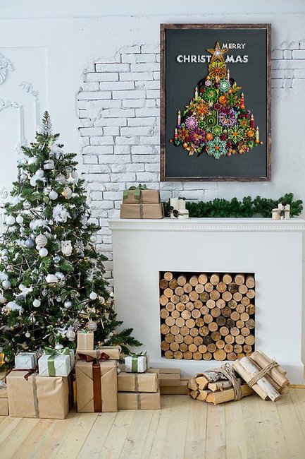 Golden Lights - Christmas Bead Embroidery Kit