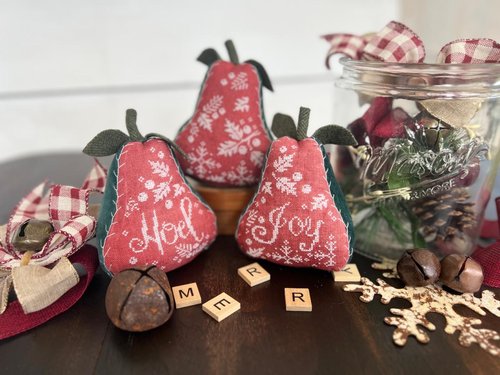 Christmas Pears - Cross Stitch Pattern