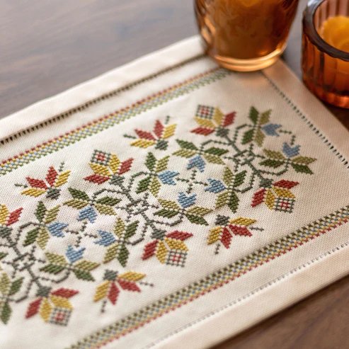 BitKit Little Leaves - Cross Stitch Kit
