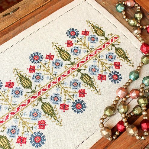 Delphian Cornflower - Cross Stitch Kit