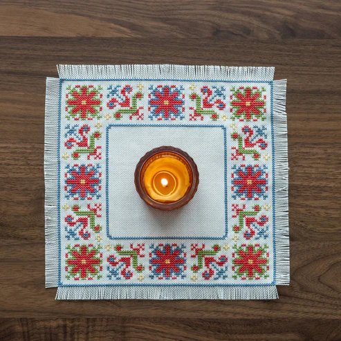 BitKit Mykonos Meadow - Cross Stitch Kit