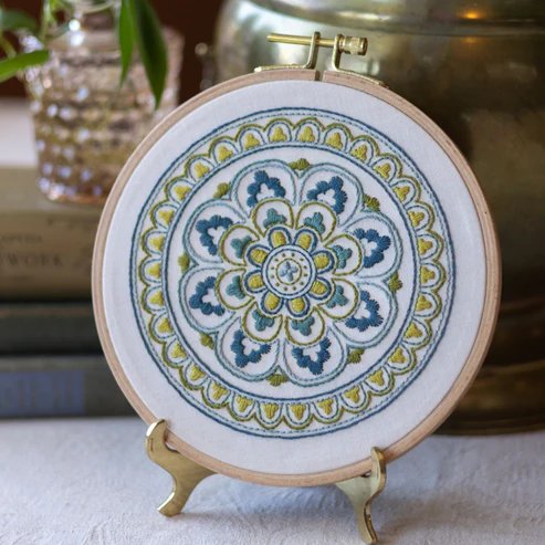 Myra Medallion - Embroidery Hoop Kit