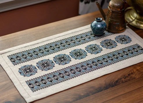 Blue Hellebore - Cross Stitch Kit