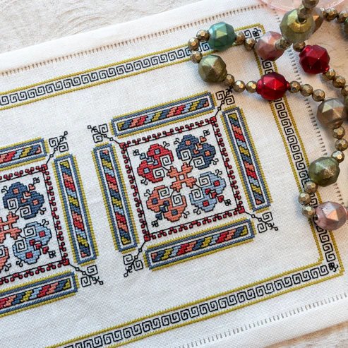 Kalamata Courtyard - Cross Stitch Kit