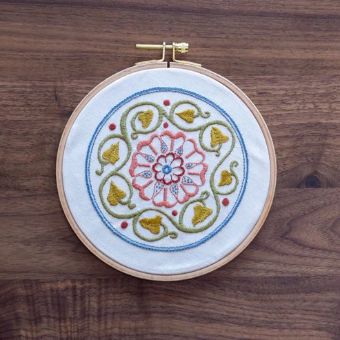 Arcadian Rose - Embroidery Stitck-And-Stitch