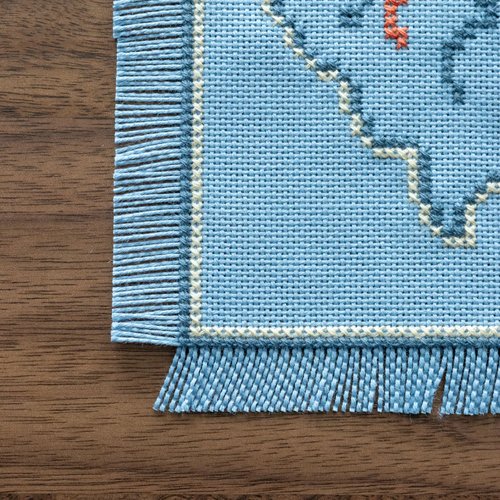 25 Count Aegean Sky Evenweave Cotton 18x26